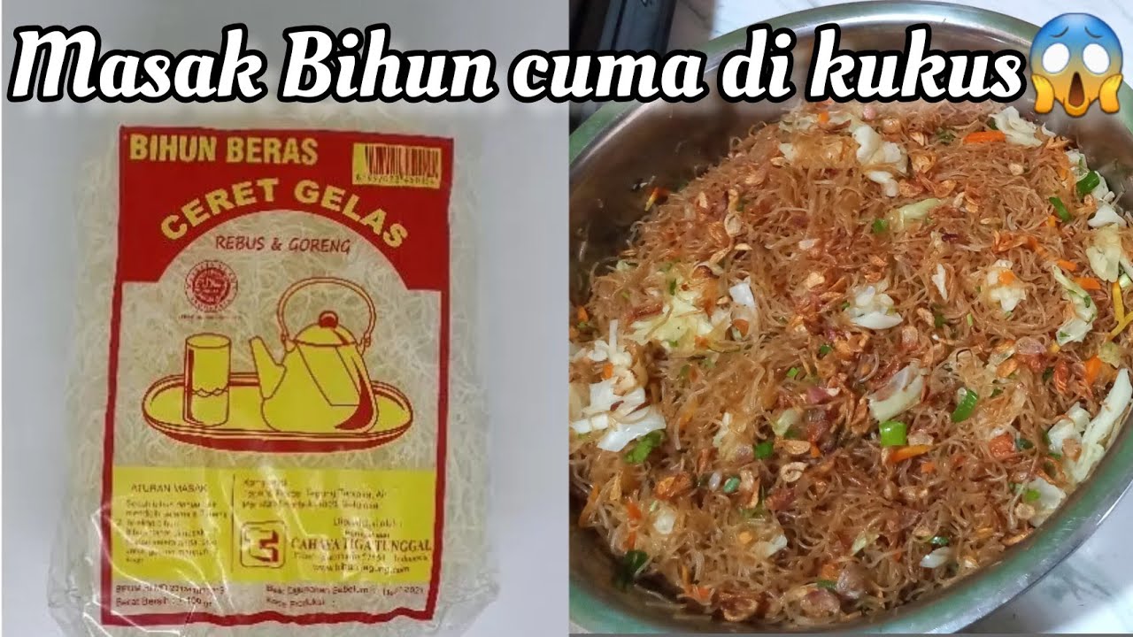 RESEP BIHUN UNTUK HAJATAN 50 PORSI | Super cepat & Gampang, Pemula harus coba❗
