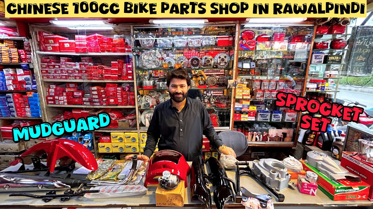 Chinese 100cc Motorcycle Genuine Spare Parts Shop😎🔥|| Low Price Bike Parts😱|| Pak Moto