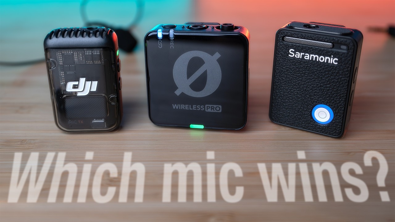 Best 32-Bit Float Wireless Mic 2025: DJI Mic 2 vs. Saramonic ULTRA vs. RODE Wireless PRO/GO III