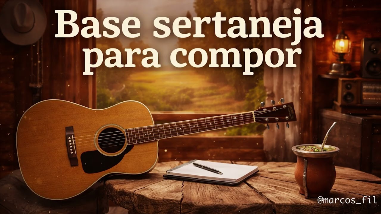 Base de Sertanejo Universitário para Compor! Arranjo SERTANEJO! Estilo Jorge e Mateus