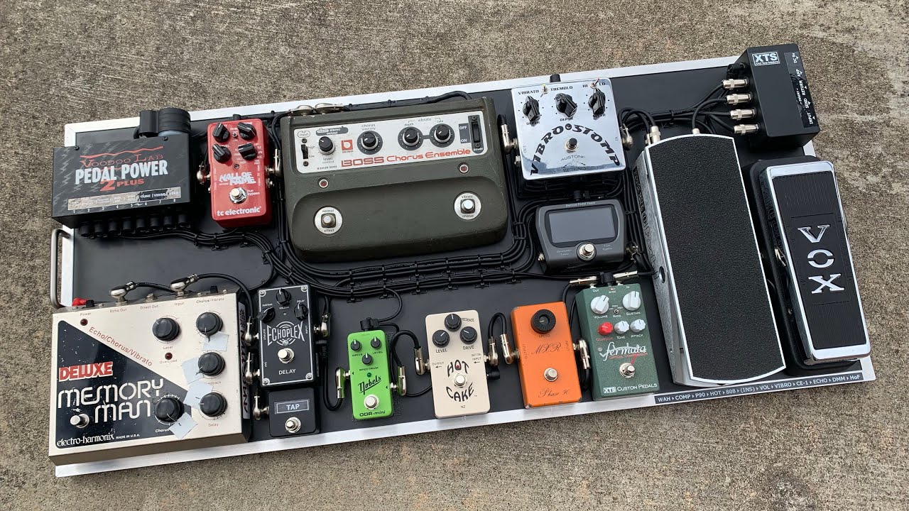 Steve Wariner: Studio pedalboard build