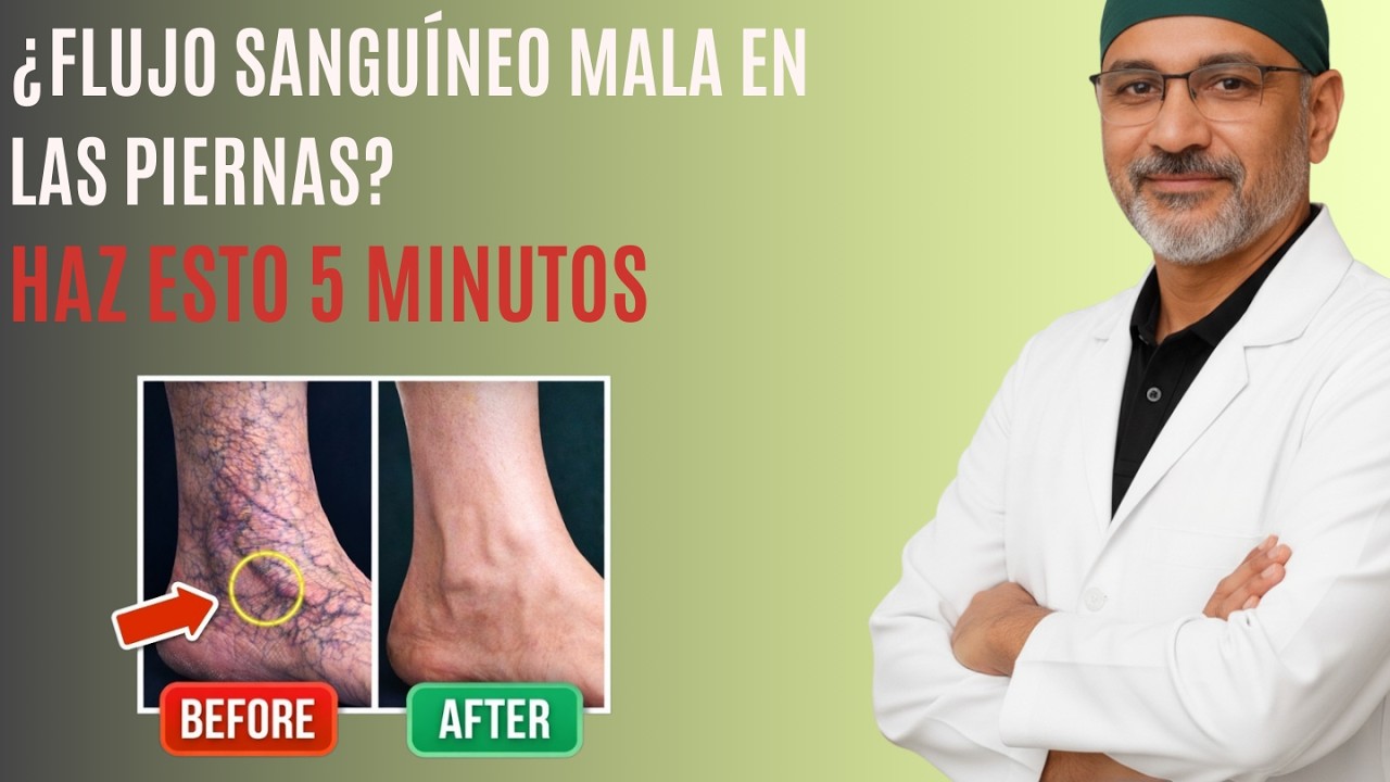 ¿Mala circulación en las piernas? Test de 30 segundos + 3 ejercicios rápidos