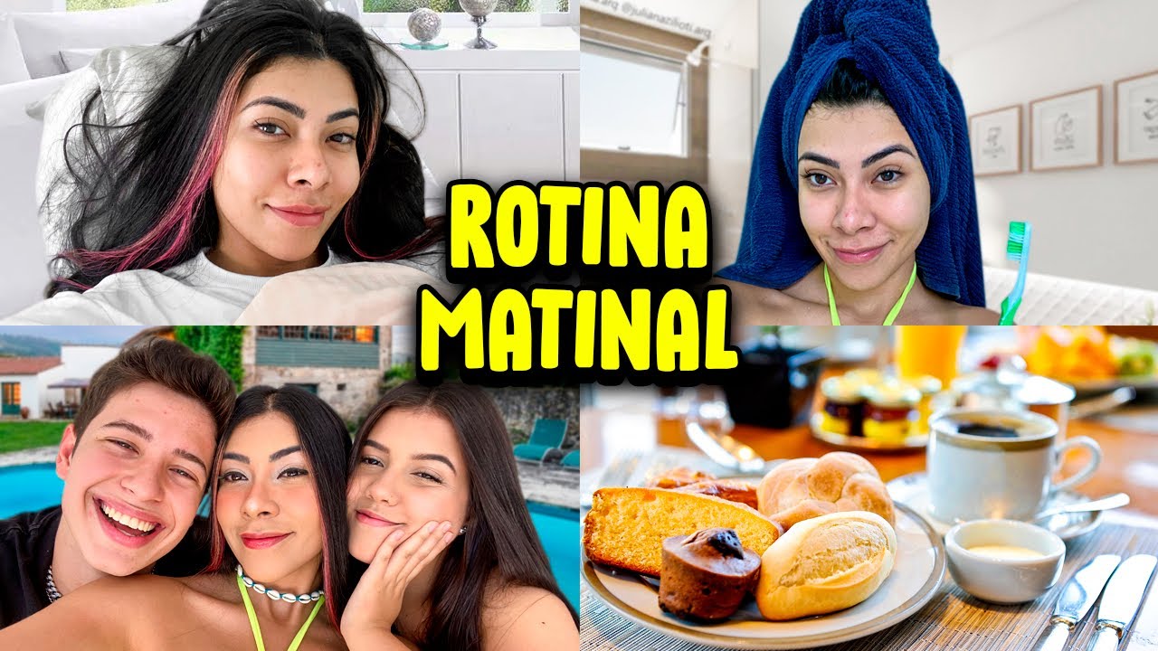 ROTINA DA MANHÃ NA MANSÃO DOS YOUTUBERS !!