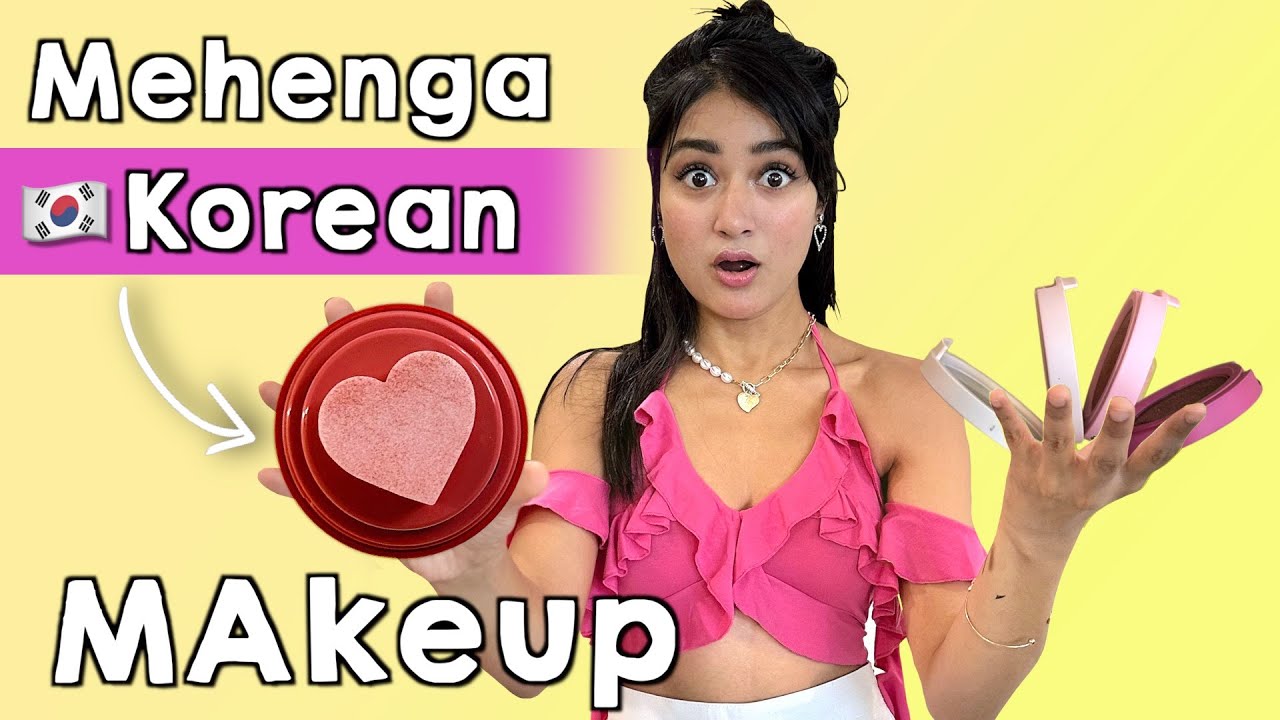 Trying Expensive Korean Makeup Products on the Internet