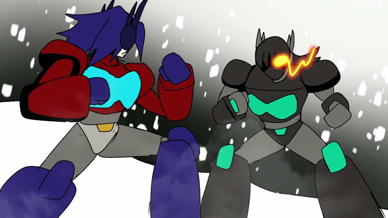 Transformers Kingdom Optimus Prime VS Nemesis Prime battle scene (Robot Battle Anime Waifu Edition)