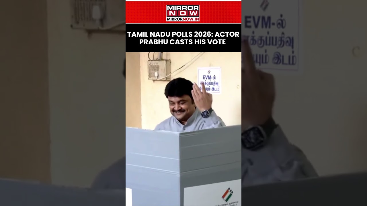 Tamil Nadu Elections 2026: Actor Prabhu Casts His Vote At Polling Booth #shorts