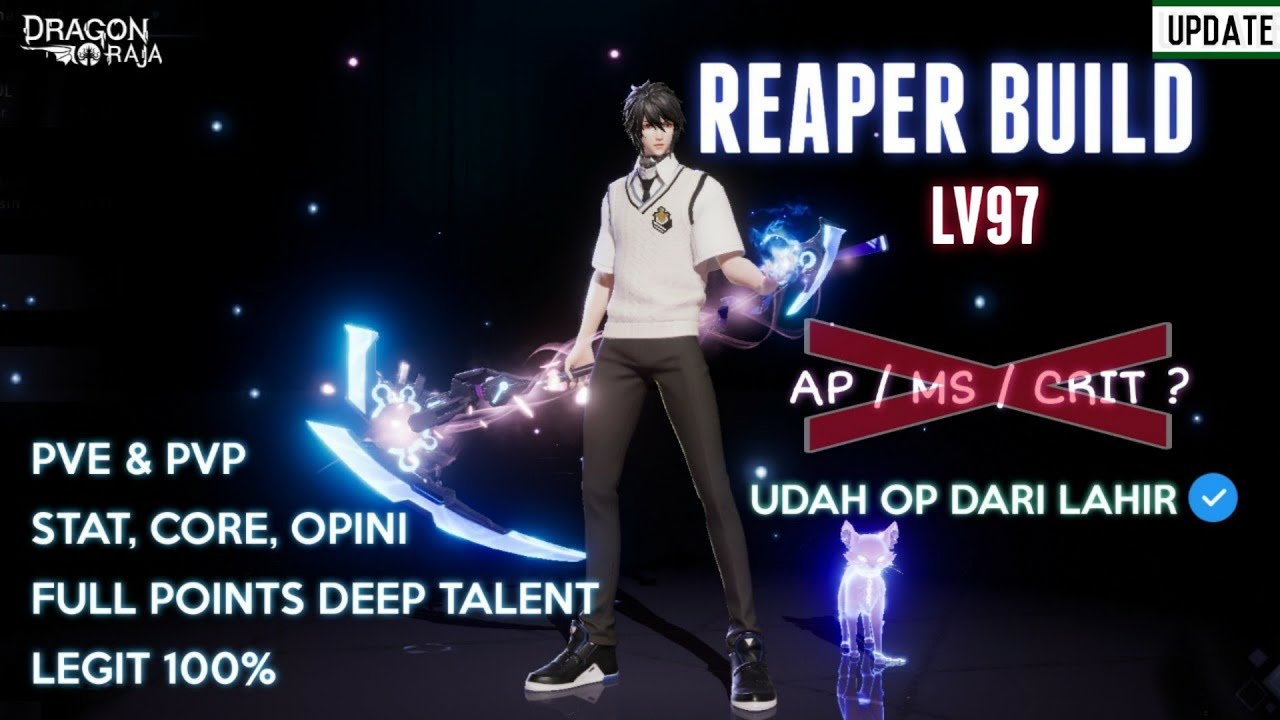 BUILD REAPER LV97, SAKITNYA GA SEMBUH SEMBUH - Dragon Raja SEA