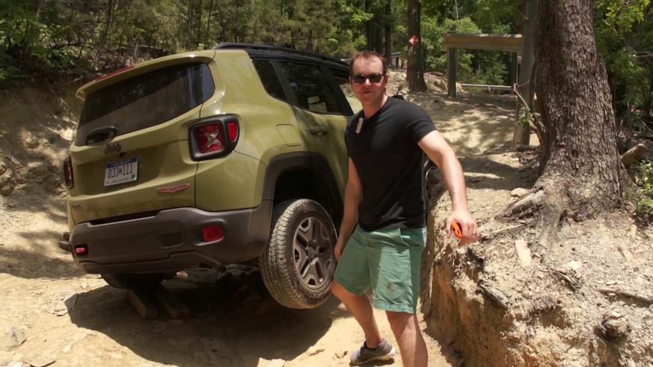 Ezra takes the Jeep Renegade Trailhawk off-road.