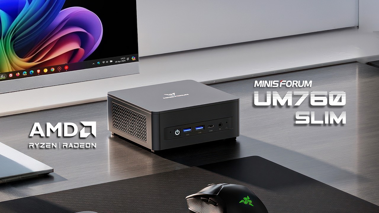 The New UM760 Slim, A FAST Budget Friendly AMD Mini PC That Can Game!