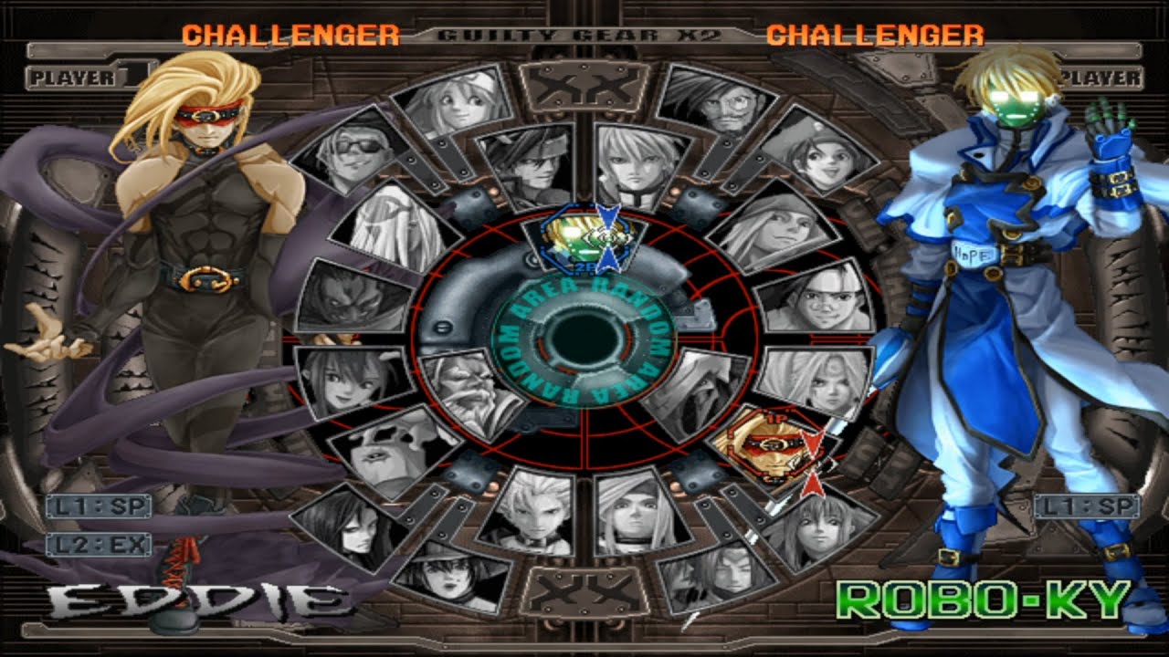 Guilty Gear X2 Opening and All Characters [PS2]