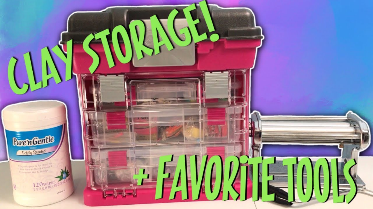 Polymer clay storage “tour”