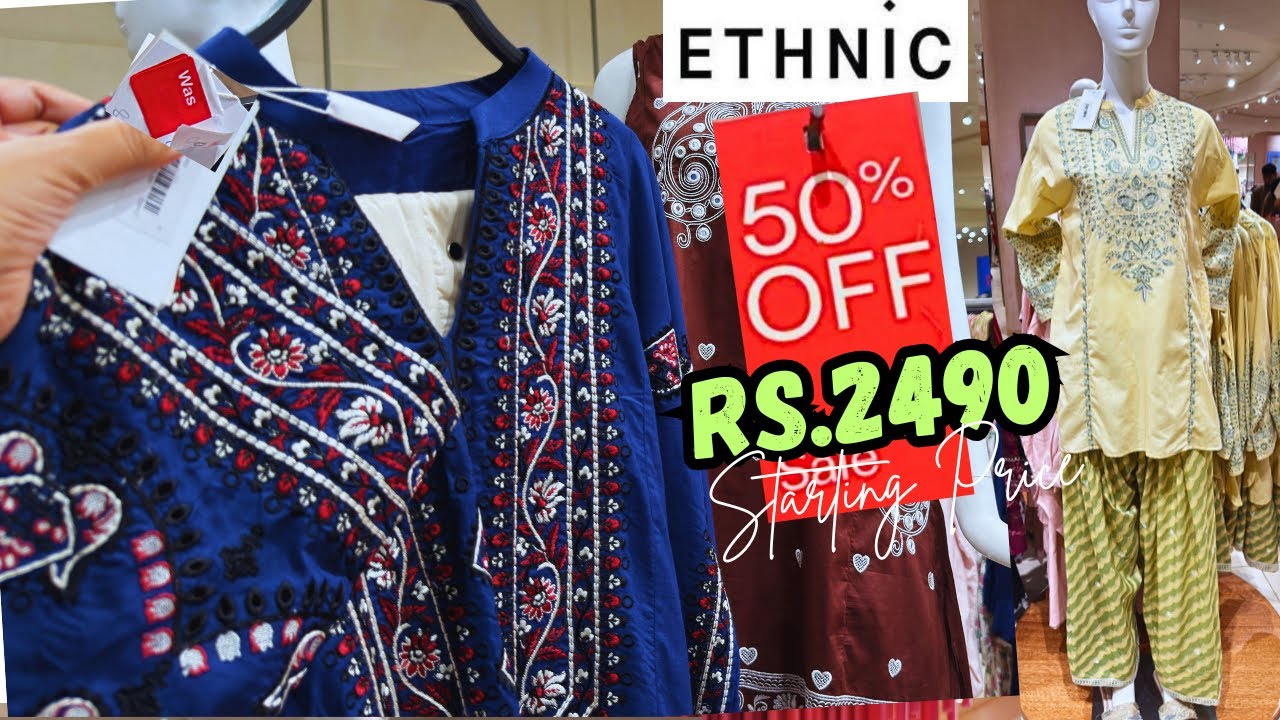 Ethnic FLAT 50% 40% 30%OFF On SALE 📣 Ethnic Biggest Clearance  Sale 2026❤️📣 ethnic Casual Collection