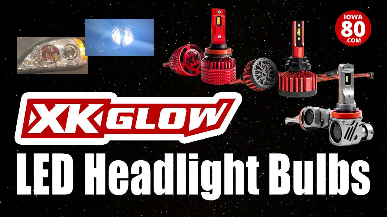 3 Series of XK Glow LED Headlight Bulbs