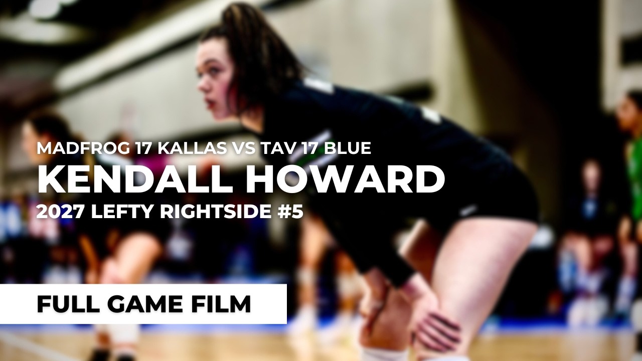 Kendall Howard #5 - Full Game Film Madfrog 17 NB Kallas vs TAV 17 Blue