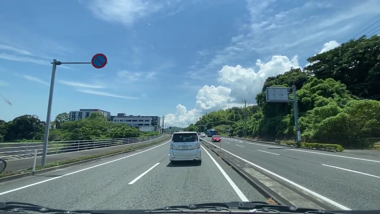 国道226号線　鹿児島交通安全教育センター前から　平川町ハッピーポイント
