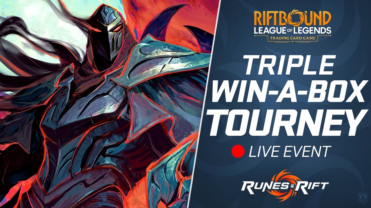 🔴 LIVE: Riftbound Vendetta Triple Win-A-Box Tournament