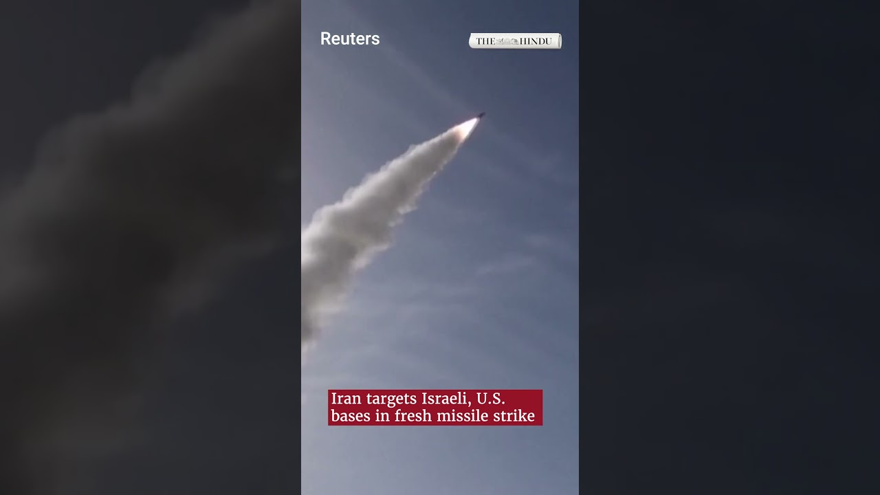 Iran targets Israeli, U.S.  bases in fresh missile strike