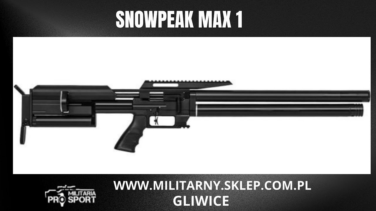 Wiatrówka PCP Snowpeak MAX 1 Nowość Premiera !