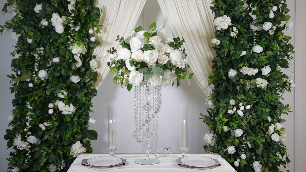 DIY Dollar tree Glass Crystal Centerpiece Table Decorations for Stunning Wedding Reception
