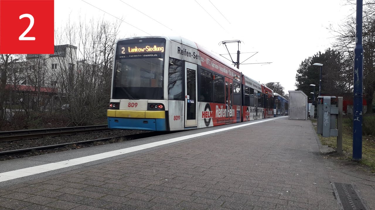 Mitfahrt | Linie 2 | Straßenbahn Schwerin | Bombardier SN2001