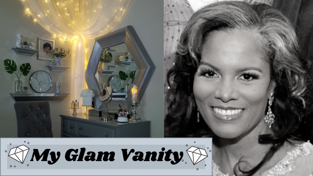 Glam Vanity Tour {Vanity Decor & Organization}