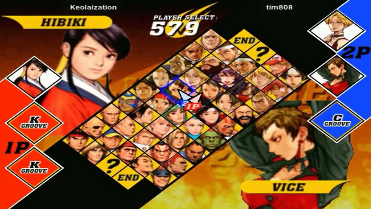 Capcom vs. SNK 2: Mark of the Millennium 2001 - Keolaization vs tim808