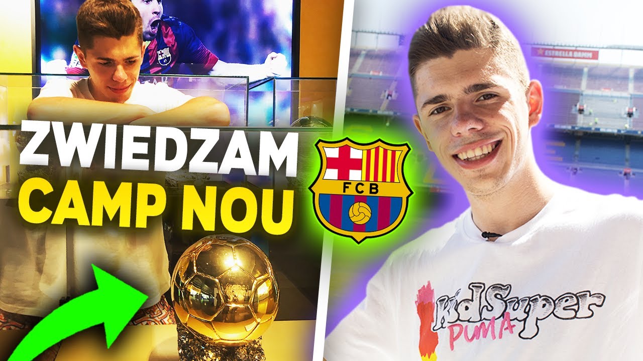 ZOBACZYŁEM 6 ZŁOTYCH PIŁEK MESSIEGO! 🔥 ZWIEDZAM STADION FC BARCELONA | QESEK