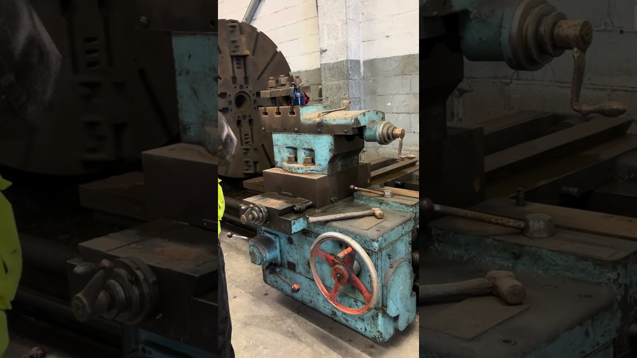 F4002 BROADBENT HEAVY DUTY GAP BED CENTRE LATHE