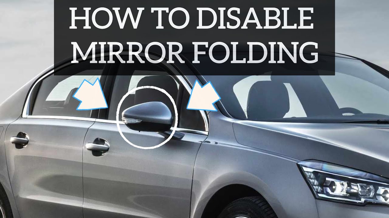 Peugeot 508 Gen1 Disable mirror folding with Diagbox