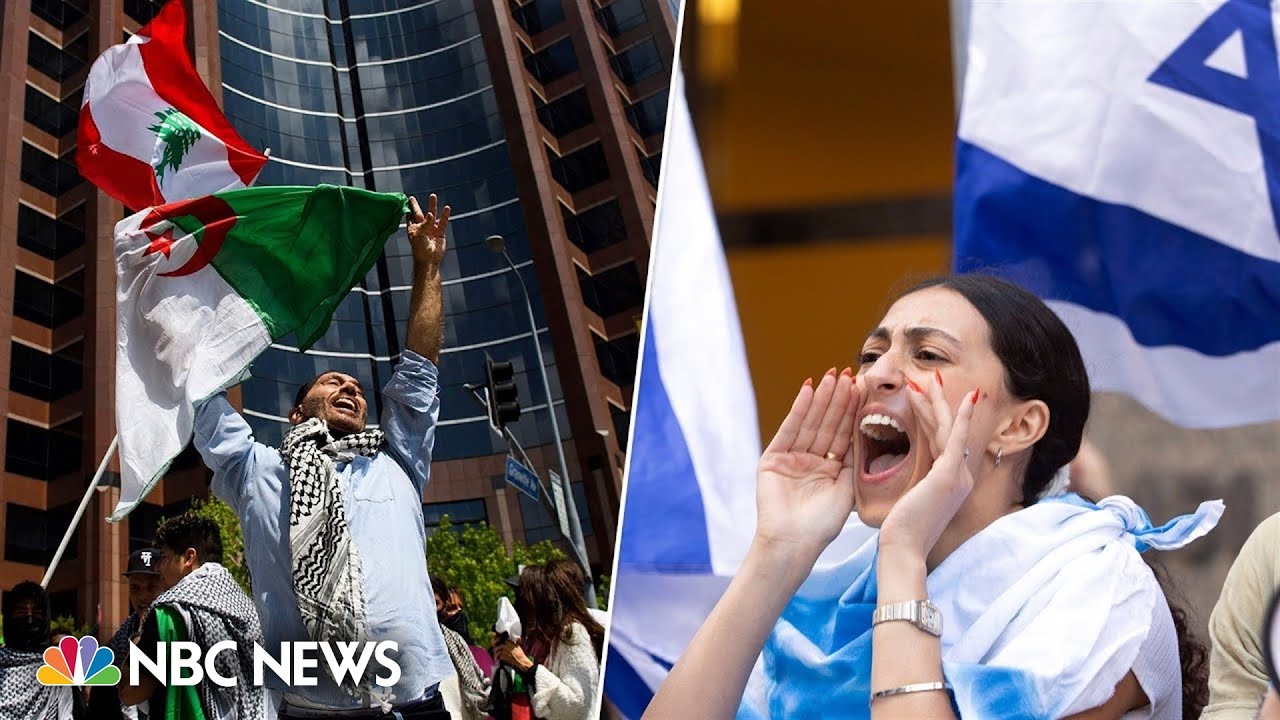 Israeli and Palestinian supporters rally across U.S. after Hamas attacks