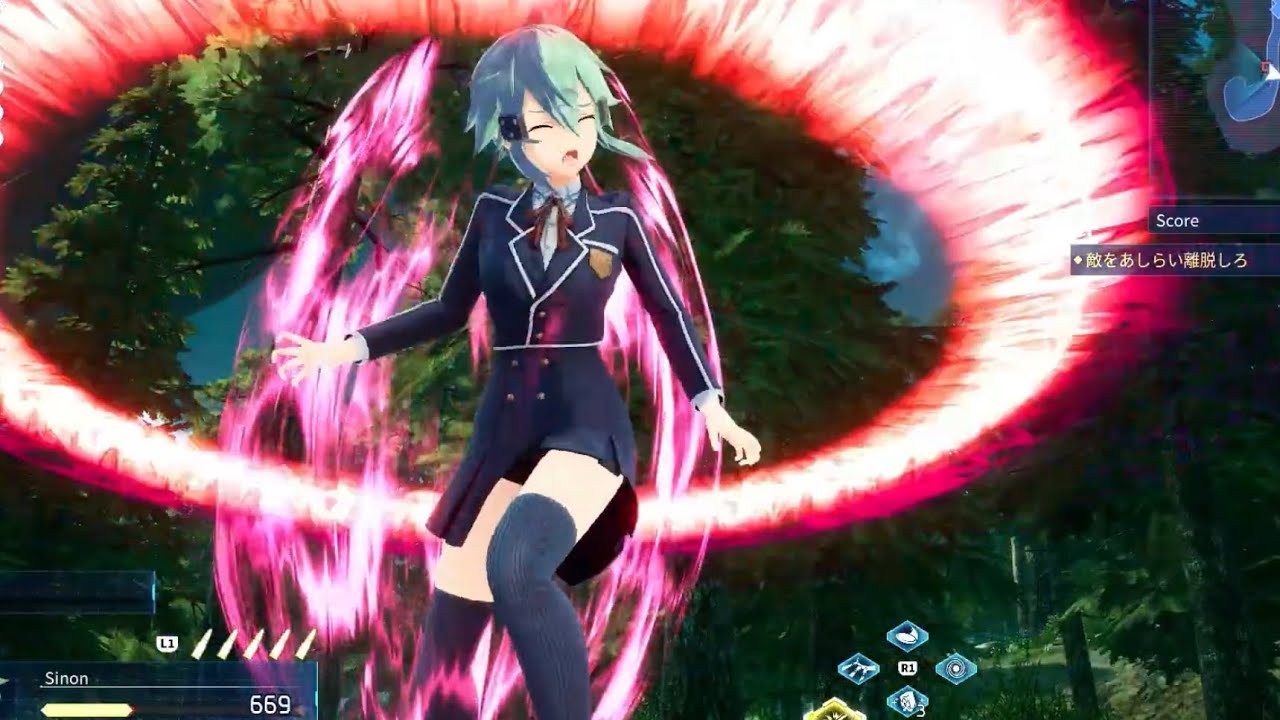 【SAO FD】 シノン リョナ