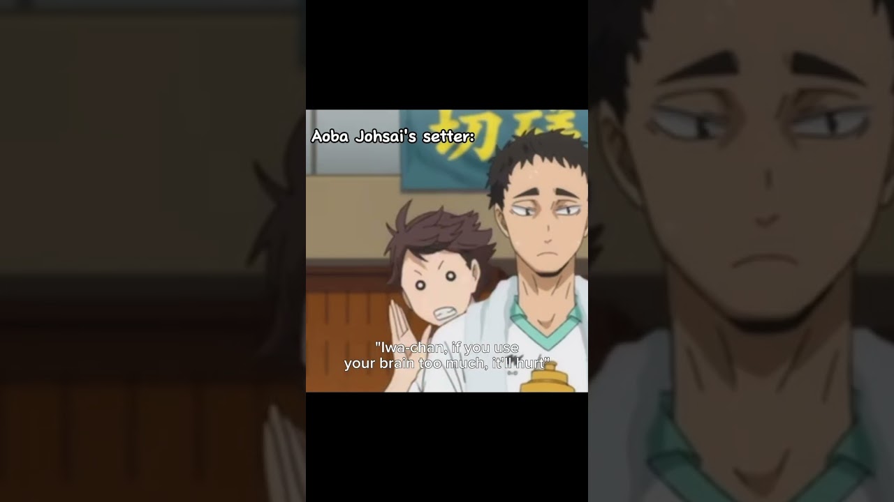 Oikawa's a different breed of setter #haikyuu #anime #oikawatooru #oikawa