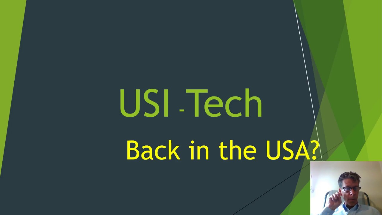 USI-Tech WILL Re-Open in the USA!!!