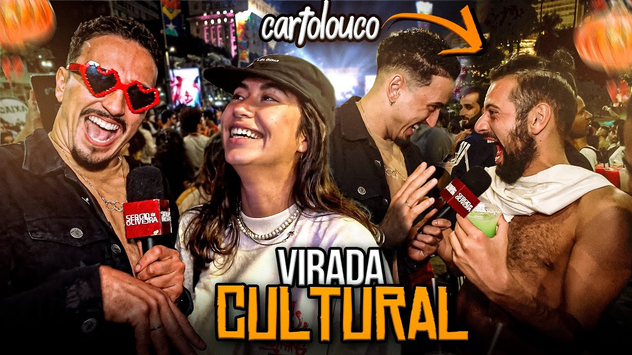CARTOLOUCO E EU PARAMOS A VIRADA CULTURAL | SERGIO OLIVEIRA