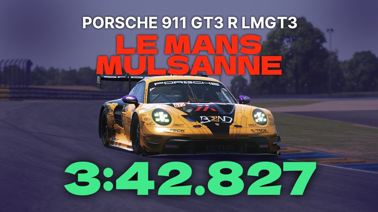 Le Mans Ultimate | Porsche 911 GT3 R LMGT3 - Le Mans Mulsanne | Hotlap