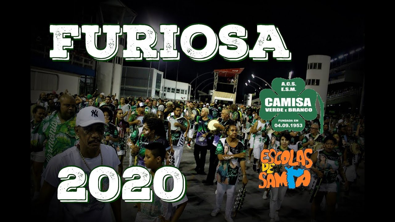 Camisa Verde e Branco 2020 - Bateria Furiosa na Pista - Mestre Marcão -