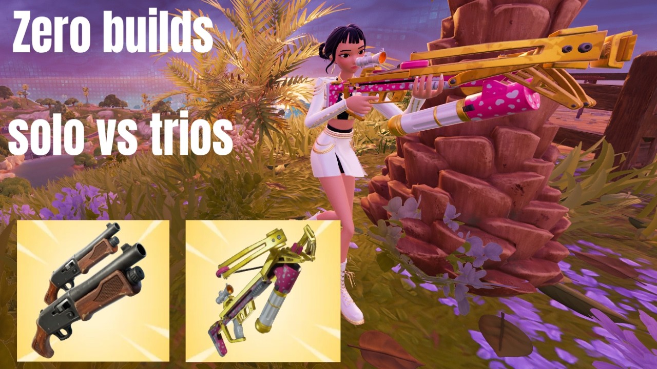 Trying to win Solo vs Trios Zero builds #1