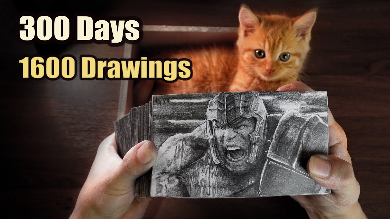 1600 Drawing Flipbook Thor VS Hulk Smash '' No Banner, Only Hulk 
