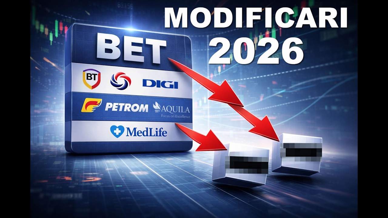 Indicele BET - Modificari in 2026