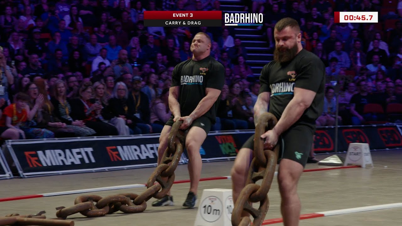 Europe's Strongest Men vs 475kg / 1047lb Carry & Drag 🔥