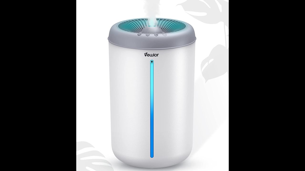 VEWIOR  4.5L Large Capacity and runtime Top Fill Humidifier with Ambient Light