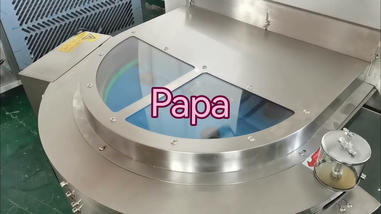 Papa small chocolate enrober machine with 10 meter cooling tunnel