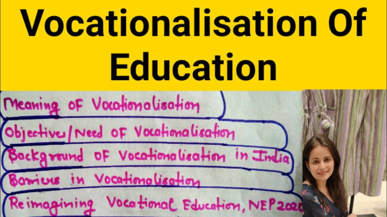 Vocationalisation Of Education/ Contemporary India / B.Ed 1/ M.Ed /