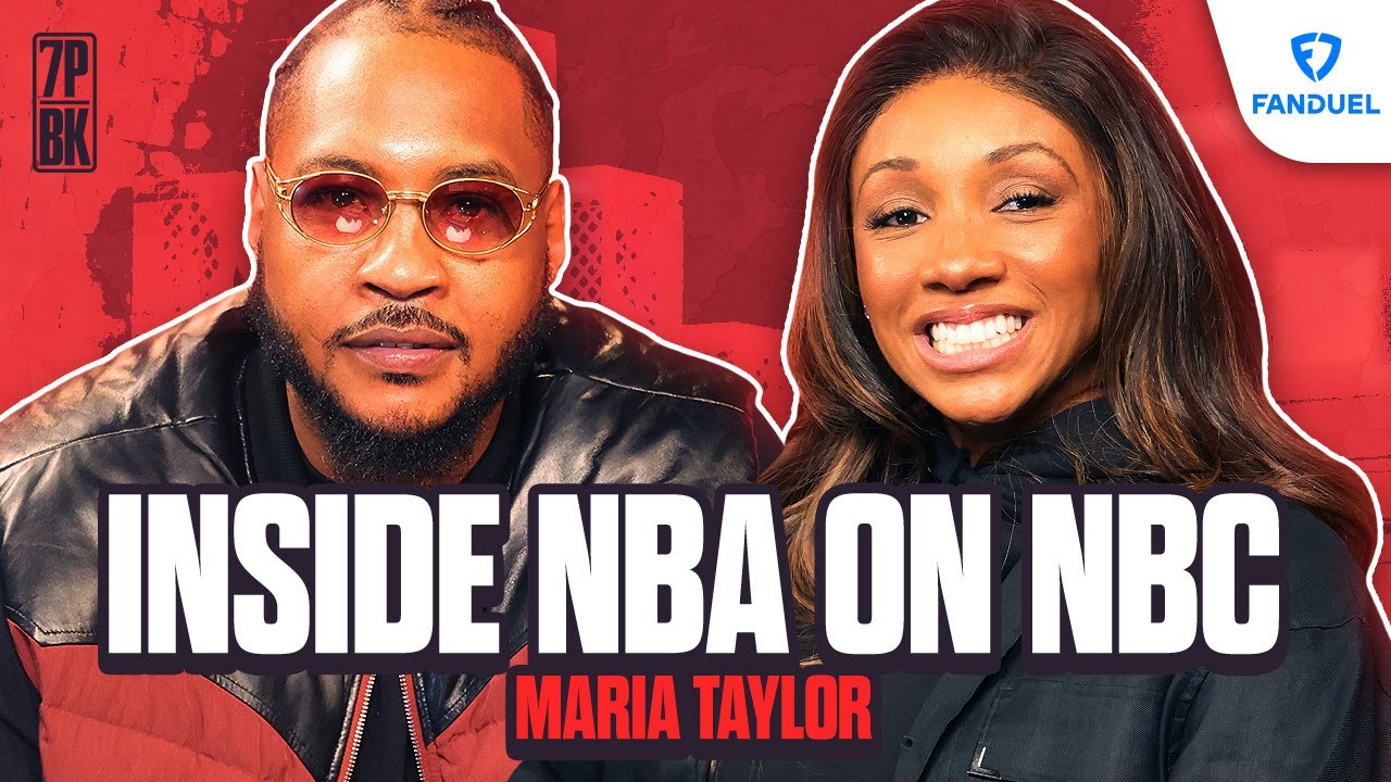 Carmelo Anthony and Maria Taylor on NBA on NBC return, Melo’s Response to Phil Jackson, MJ vs Kobe