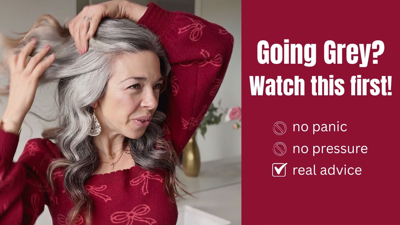Going Grey Naturally ✨ | Tips, Tricks & How to Survive the Awkward Phase