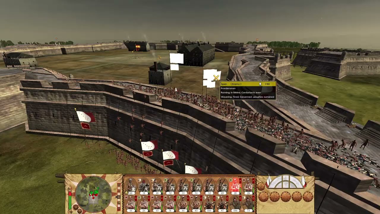 Empire Total War [PC] Gameplay 20 (Siege Battle, Cherokee Nations)