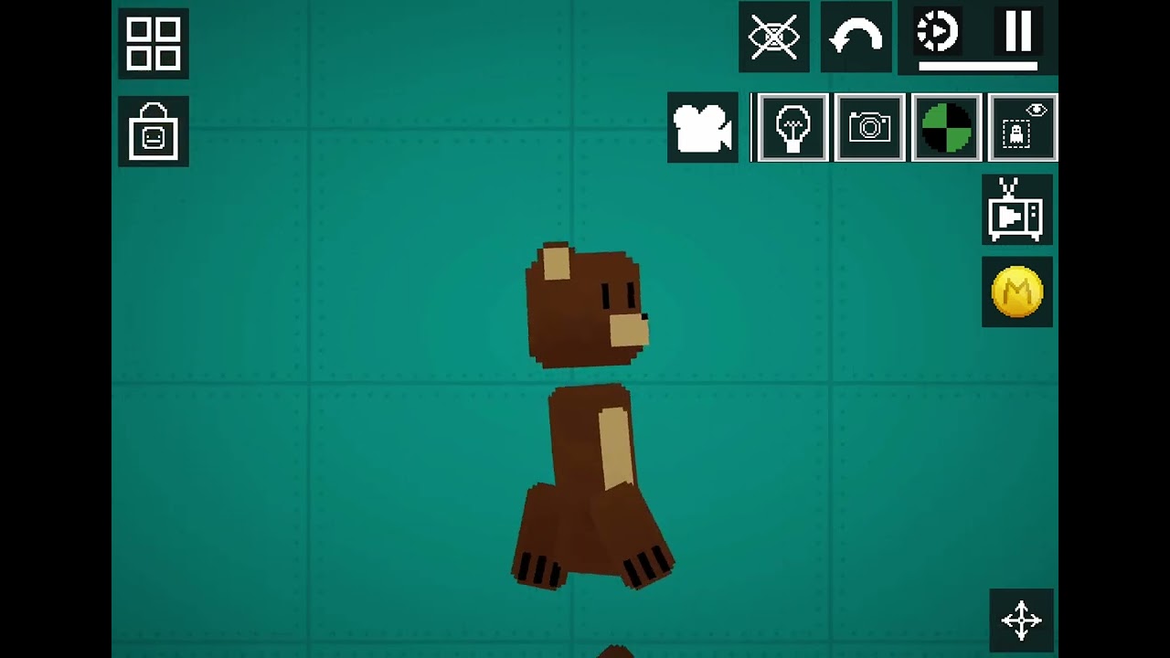 Super bear adventure in melon sandbox!!