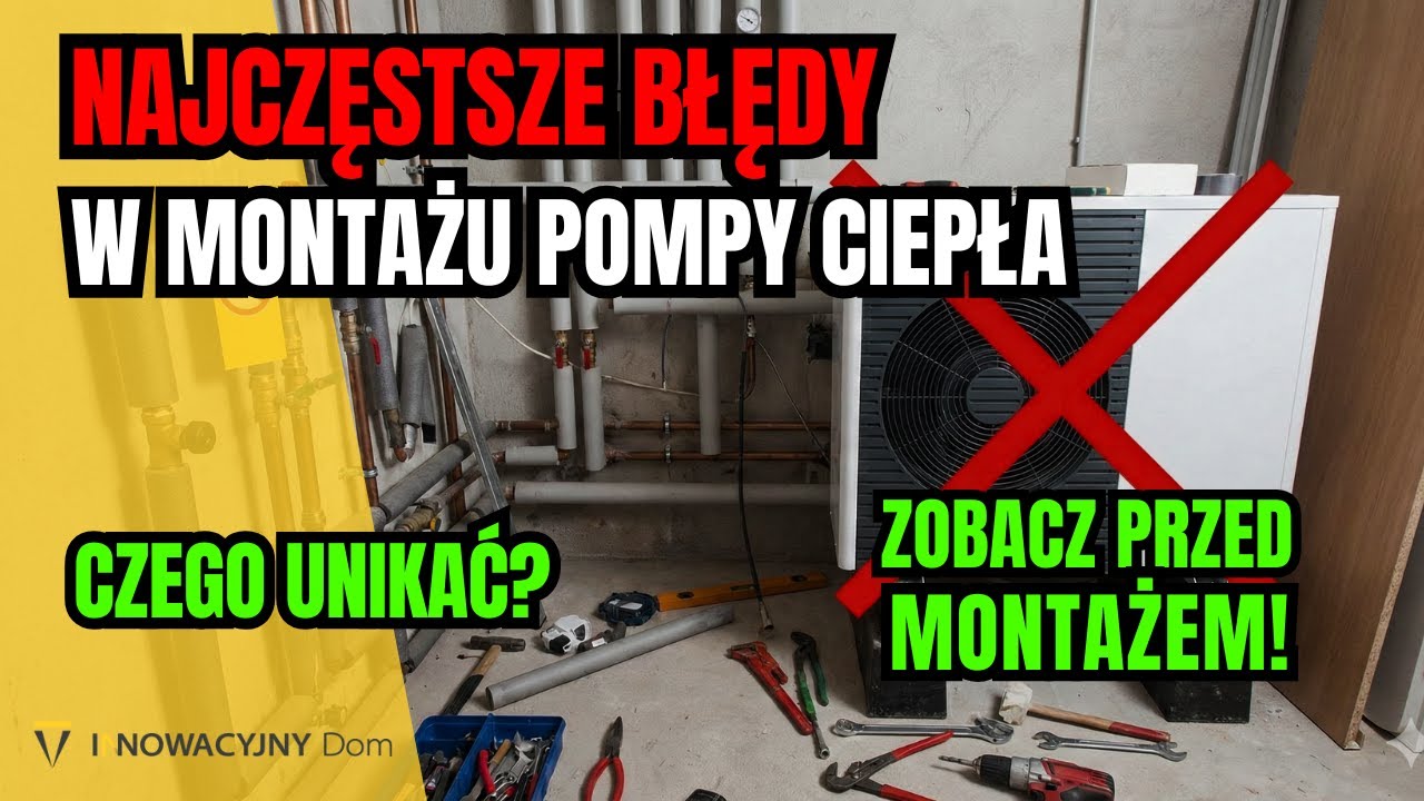 BŁĘDY przy montażu POMPY CIEPŁA 🚫 Jak nie stracić gwarancji i pieniędzy? Obejrzyj PRZED montażem!