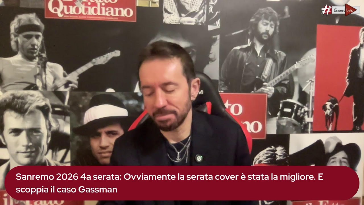 Sanremo 2026 4a serata: Ovviamente la serata cover è stata la migliore. E scoppia il caso Gassman