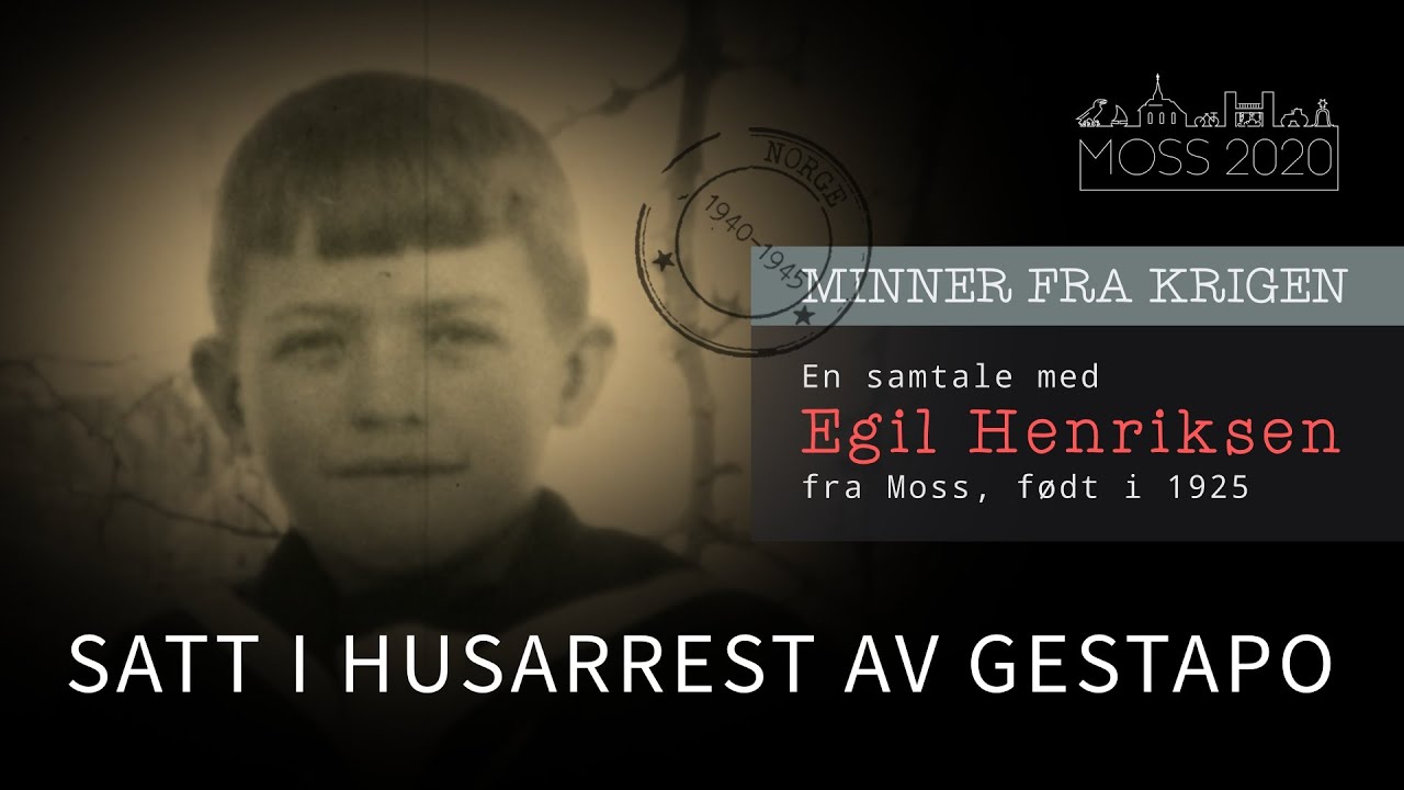 Minner fra krigen: Egil Henriksen forteller om 9. april - og kvelden da faren ble arrestert i 1943